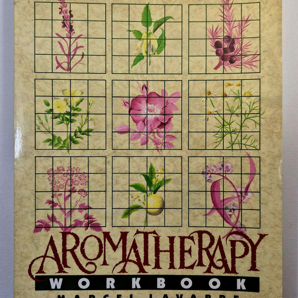 Aromatherapy Workbook with Floral Cover